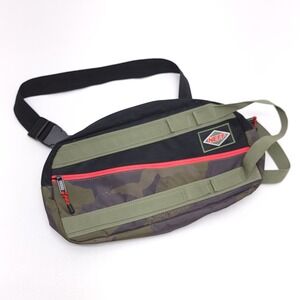 Neff Camo Crossbody Sling Bag Black Green Tactical Utility Fanny Pack